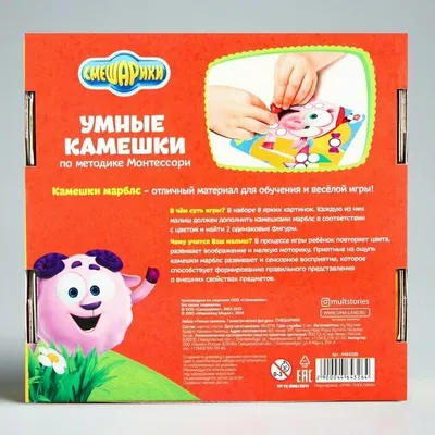 Марблс «Игра с камешками. Собери по образцу», по методике Монтессори по  доступной цене в Астане, Казахстане