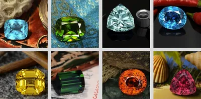 Ювелирные украшения с зелеными камнями