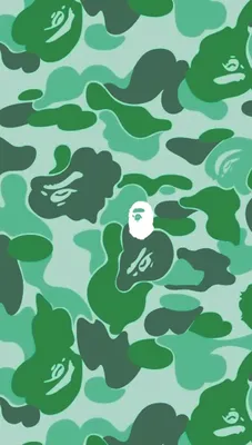 Green camouflage - Wallpaper
