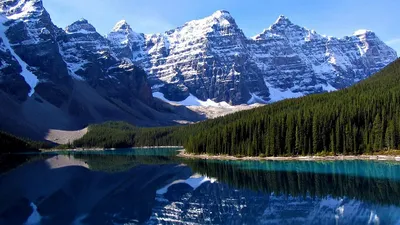 Фотообои Озеро в Канаде купить на стену • Эко Обои