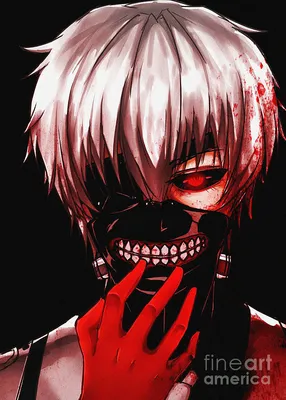 Portrait of ken kaneki in high definition on Craiyon