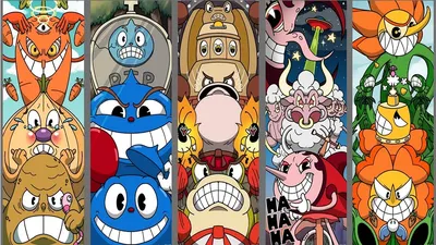 I spent a month on this... but I drew EVERY SINGLE CUPHEAD BOSS... I hope  you like it I sold my soul. : r/Cuphead