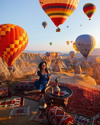Hot air balloon Cappadocia Turkey #turkeydestinations #turkey #destinations  #air #balloon | Photos paysage, Paysage vacances, Photo paysage magnifique