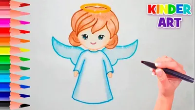 Ангел И Цветок Ручной Рисунок Карандашом — стоковая векторная графика и  другие изображения на тему Ангел - Ангел, Вертикальный, Дизайн - iStock