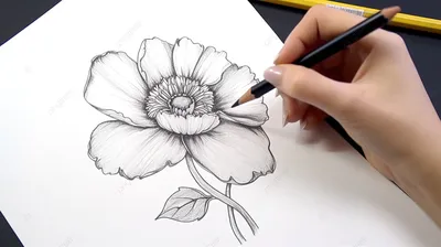 Ботаническая иллюстрация карандашом, …» — создано в Шедевруме