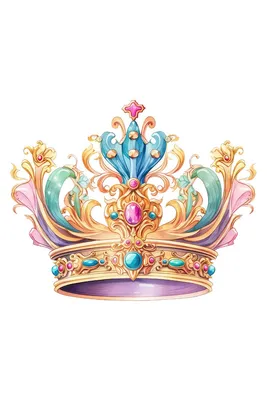 Fairy queen crown. Корона королевы фей. PNG. | Иллюстрации короны, Рисунок  короны, Королева фей