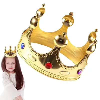 Царская золотая корона с жемчугом и узором Векторное изображение ©Yurkina  19662829
