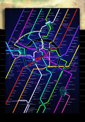 3D-карта, шутки студентов и защита от пандемии. Самые необычные схемы метро  – Москва 24, 10.11.2017
