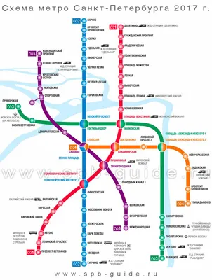 Карта Санкт-Петербургского метро