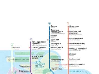 В схеме петербургского метро появится железнодорожная ветка с 4 марта - МК  Санкт-Петербург