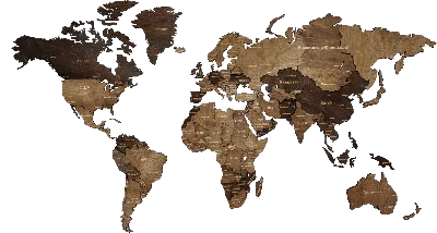 Карта \"Мир\" политическая Globen, 1:15,5млн., 1990*1340мм, интерактивная, с  ламинацией, европодвес купить оптом