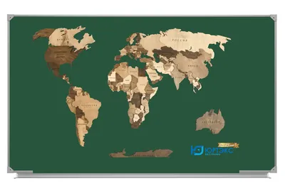 Фотообои флизелиновые Карта мира с животными 400х270 см купить недорого в  интернет-магазине товаров для декора Бауцентр