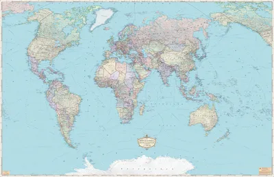 Детальная детская карта мира. Обои на заказ - печать бесшовных дизайнерских  обоев для стен по своему рисунку