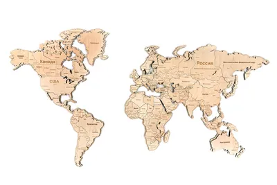 Карта мира карта-пазл | Карта мира, Настенные карты, Карта