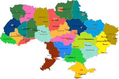 Стенд Мапа України (270302.17) | Пластикові стенди зі знижкою 50%!  STEND.IN.UA