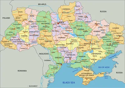 Пазли навчальні -\"Карта України\" для дітей /Trefl, 15584