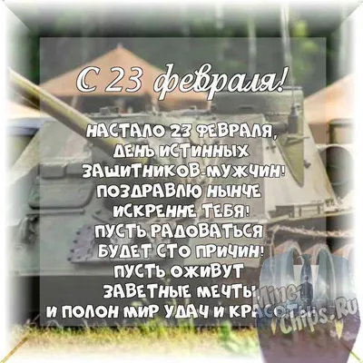 Весёлый текст для брата в 23 февраля - С любовью, Mine-Chips.ru