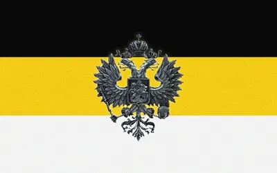 Имперский флаг с надписью «Родись на Руси, живи на Руси, умри за Русь»