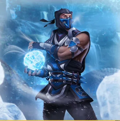 Mortal kombat sub-zero on Craiyon