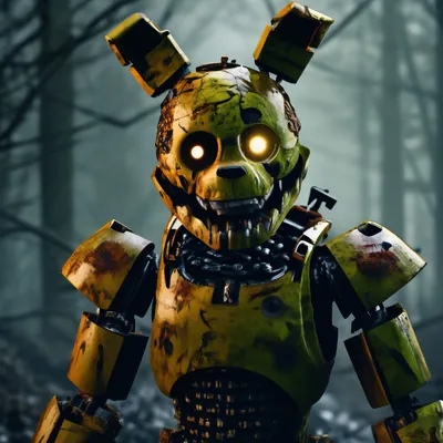 Фигурка Спрингтрап (Springtrap) из игры Five Nights at Freddy