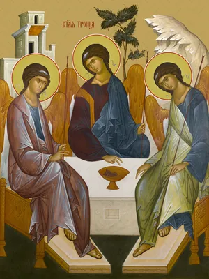 Святая Троица | Купить икону из янтаря \"Святая Троица\" в Украине — Ukryantar