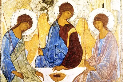 Образ Ветхозаветной Троицы из Покровского собора — Блог Исторического музея