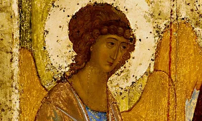 Святая Троица, икона 12,7 х 15,8 см, артикул И094714 - купить в  православном интернет-магазине Ладья