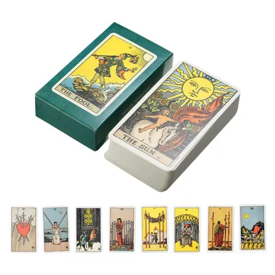 Колода карт Таро Маньи, винтажная антикварная красочная карточная коробка,  игра, 78 карт – лучшие товары в онлайн-магазине Джум Гик