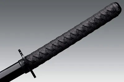 Самурайский меч Катана с черными ножнами и цубой под бронзу купить в Москве  D-50013-BK-KA
