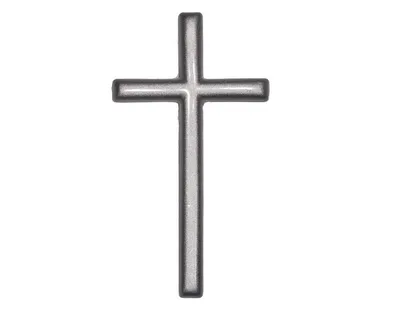 Купить Крест католический из чернёного серебра - 5см - SPirk.ru