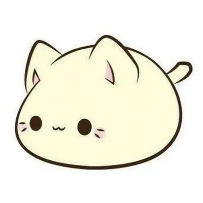 Картинка кавайный котик единорог ❤ для срисовки