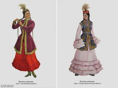 Детские казахские национальные костюмы для девочек | Дилижанс Шоу - прокат  и аренда костюмов в Новосибирске.