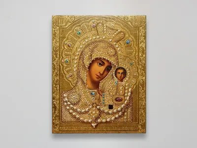 Казанская икона Божией Матери со светлым ликом — Интернет магазин — Музей  Казанской Иконы
