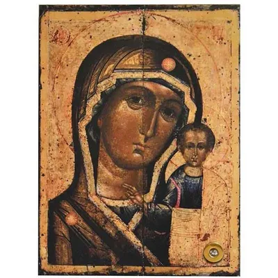 Купить Казанскую икону Божьей Матери. Копия старинной иконы с мощами.