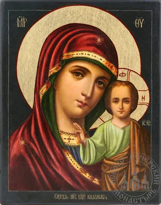 Настольная икона из янтаря \"Казанская икона Божией Матери\" – купить в  Москве | Мосподарок