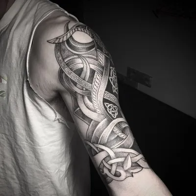Мужские кельтские татуировки на руке - fotovam.ru