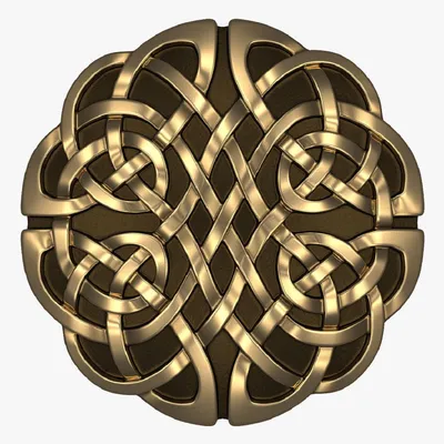 Простой кельтский орнамент плетенка, …» — создано в Шедевруме