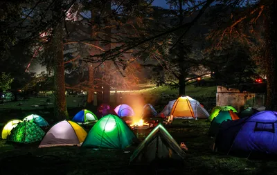 Кемпинг в России 2023 лучшие места для отдыха в палатках, все виды  автокемпинга
