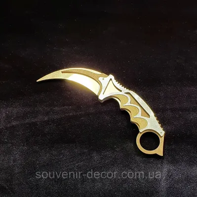 24K Gold Tiger Tooth Karambit 2.0 - Real Video Game Knife Skin - –  Elemental Knives