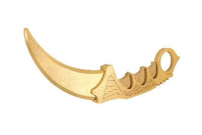 ZBROIA® | Нож CS GO Karambit Gold Stripe — ZBROIA