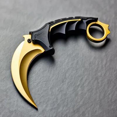 Karambit Knife CS:GO Tactical Fixed Blade Hunting Knives For Sale Gold  Steel NEW | eBay