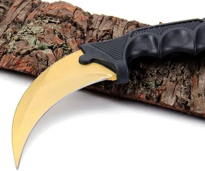 Нож-керамбит VozWooden Голд Standoff 2 деревянный купить по цене 1240 ₽ в  интернет-магазине Детский мир