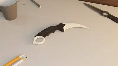 Нож Керамбит Karambit из CS GO Радужный градиент