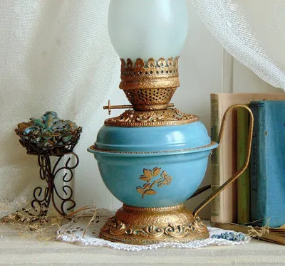 Керосиновая лампа 235 синяя, 245 см 145202 - выгодная цена, отзывы,  характеристики, фото - купить в Москве и РФ