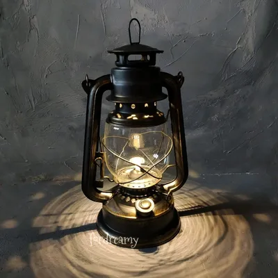 Ретро-керосиновая лампа - купить с доставкой по выгодным ценам в  интернет-магазине OZON (1183796726)