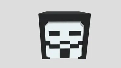 minecraft hacker head - Download Free 3D model by cpearce1010 [13db154] -  Sketchfab