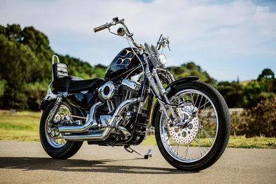 Sportsters Forever: A custom Harley Evo Sporty from Australia | Bike EXIF
