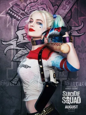 Купить постер (плакат) Suicide Squad: Harley Quinn на стену (артикул 100087)