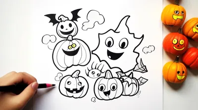 Конкурс детского рисунка на тему «Хэллоуин» | ВКонтакте