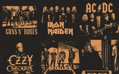 10 лучших хеви-метал групп всех времен и народов | Академия Безнадёжных  Рокеров | Дзен
